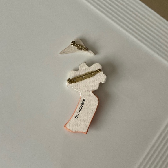 2-Piece Hat and Dress Artisan Pin Brooch 👒 - Picture 2 of 4